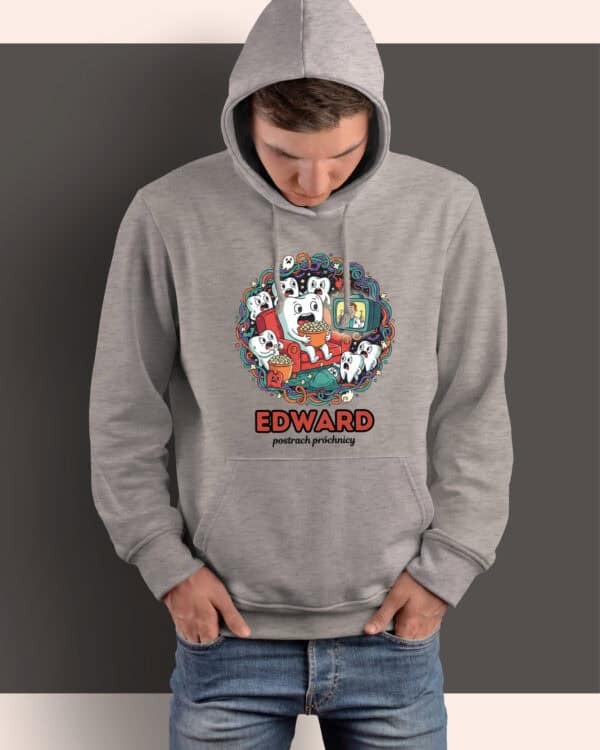1608 (10) Bluza z kapturem <br>Dentysta Personalizowana Ilustracyjna