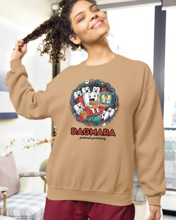 1608 (12) Bluza bez kaptura Dentysta <br>Personalizowana Ilustracyjna