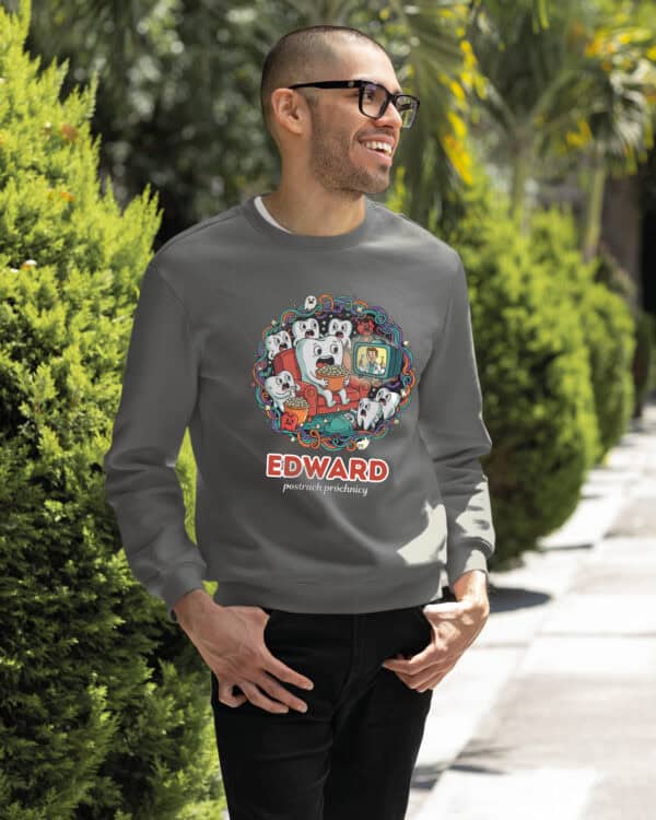 1608 (28) Bluza bez kaptura Dentysta <br>Personalizowana Ilustracyjna