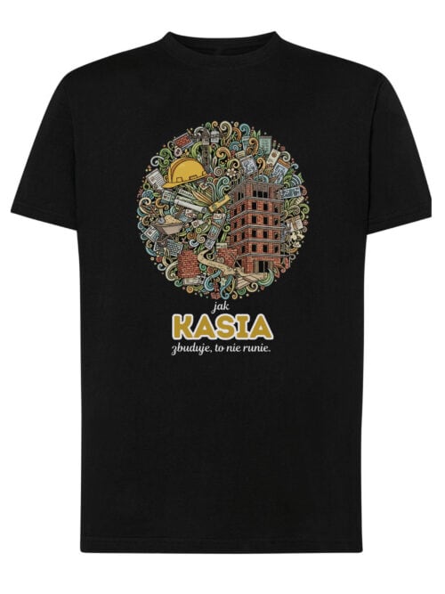 1609 (13) Koszulka Budowniczy Personalizowana Ilustracyjna