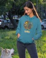 1609 (20) Bluza z kapturem <br>Budowniczy Personalizowana Ilustracyjna