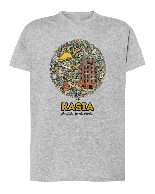 1609 (4) Koszulka Budowniczy Personalizowana Ilustracyjna