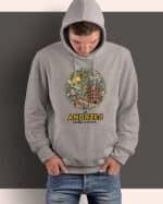 1609 (9) Bluza z kapturem <br>Budowniczy Personalizowana Ilustracyjna