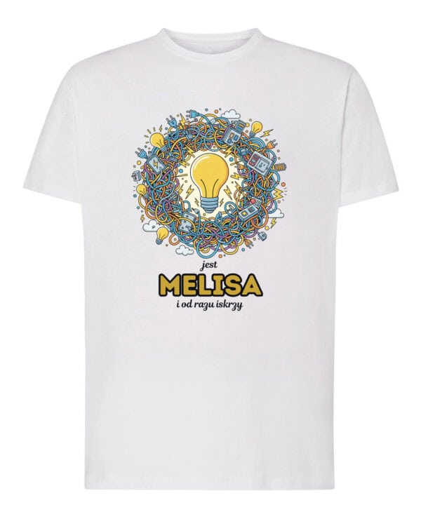 1610 (1) Koszulka Elektryk Personalizowana Ilustracyjna