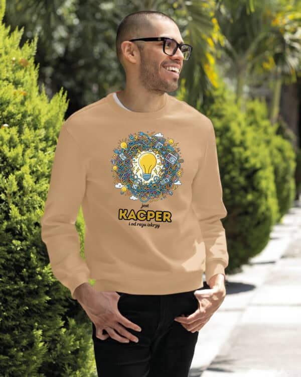 1610 (12) Bluza bez kaptura Elektryk <br>Personalizowana Ilustracyjna