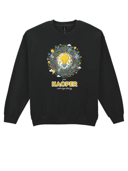 1610 (22) Bluza bez kaptura Elektryk Personalizowana Ilustracyjna