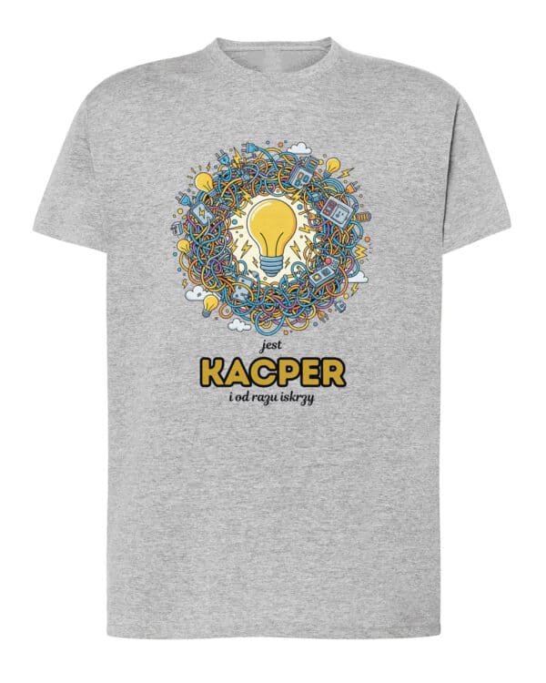 1610 (4) Koszulka Elektryk Personalizowana Ilustracyjna