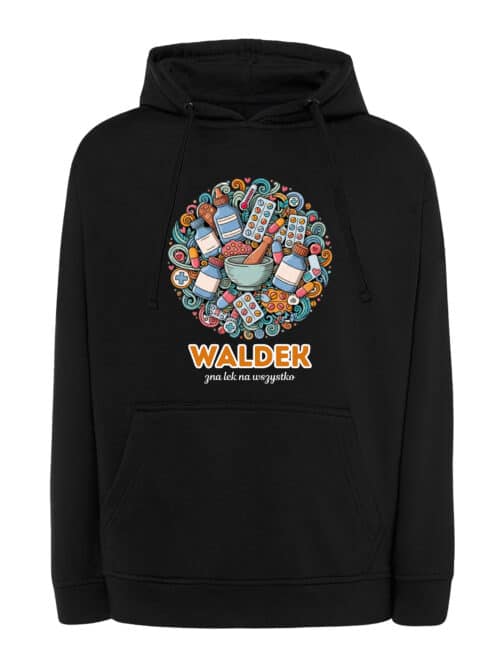 1612 (16) Bluza z kapturem Aptekarz Personalizowana Ilustracyjna