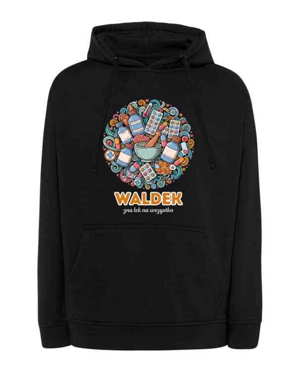 1612 (16) Bluza z kapturem Aptekarz Personalizowana Ilustracyjna