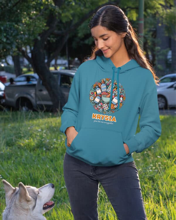 1612 (20) Bluza z kapturem <br>Aptekarz Personalizowana Ilustracyjna