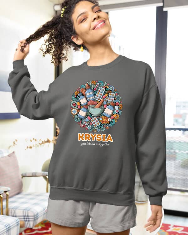 1612 (26) Bluza bez kaptura Aptekarz <br>Personalizowana Ilustracyjna