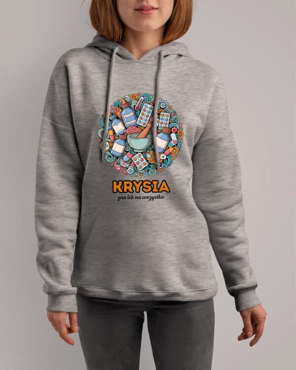 1612 (8) Bluza z kapturem <br>Aptekarz Personalizowana Ilustracyjna