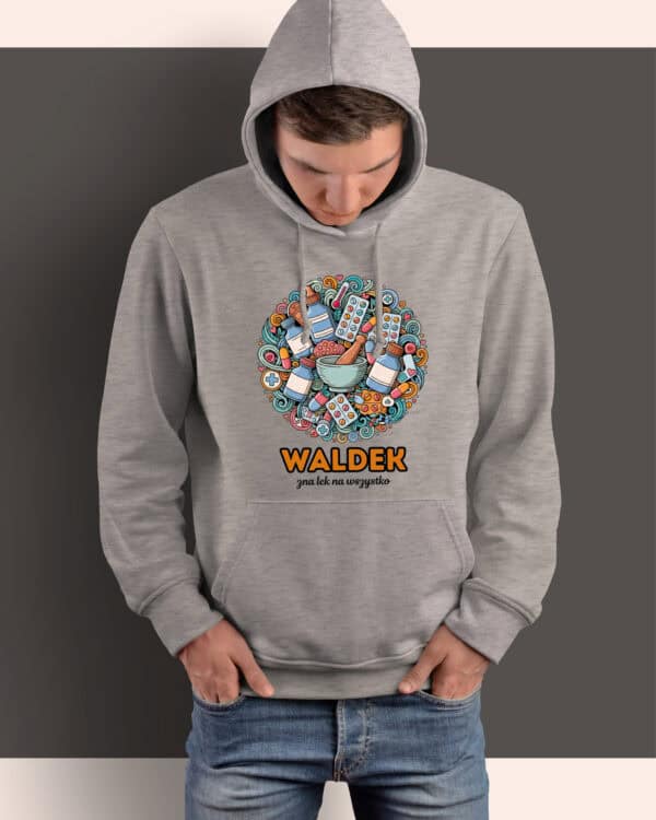 1612 (9) Bluza z kapturem <br>Aptekarz Personalizowana Ilustracyjna