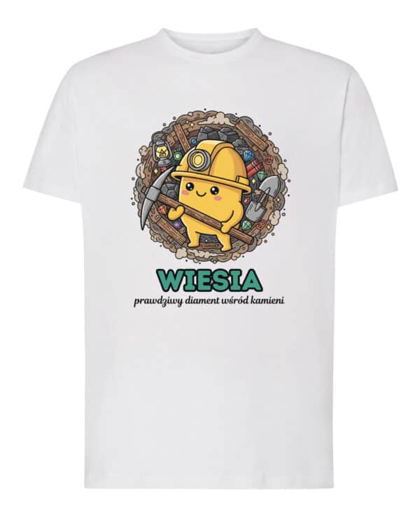 1613 (1) Koszulka Górnik Personalizowana Ilustracyjna