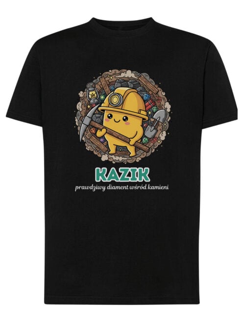 1613 (13) Koszulka Górnik Personalizowana Ilustracyjna