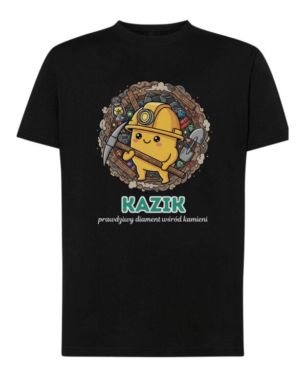 1613 (13) Koszulka Górnik Personalizowana Ilustracyjna