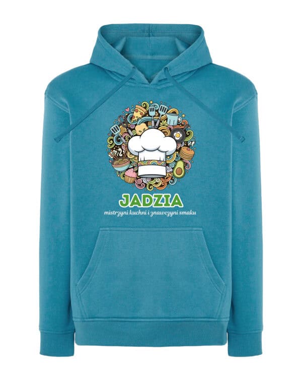 1614 (19) Bluza z kapturem <br>Kucharz Personalizowana Ilustracyjna