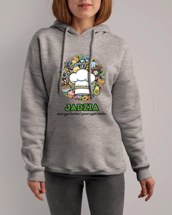 1614 (8) Bluza z kapturem <br>Kucharz Personalizowana Ilustracyjna