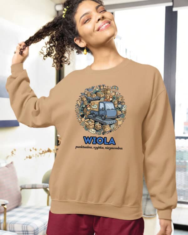 1616 (11) Bluza bez kaptura Kurier <br>Personalizowana Ilustracyjna