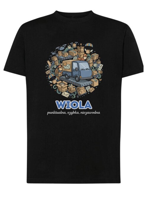 1616 (13) Koszulka Kurier Personalizowana Ilustracyjna