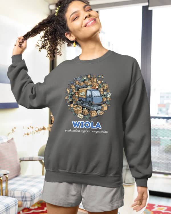 1616 (26) Bluza bez kaptura Kurier <br>Personalizowana Ilustracyjna