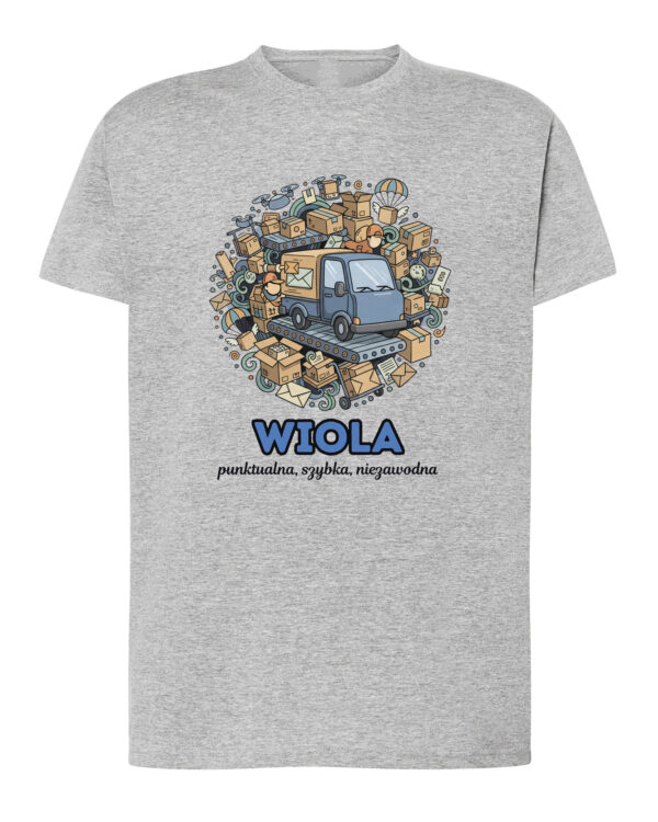 1616 (4) Koszulka Kurier Personalizowana Ilustracyjna