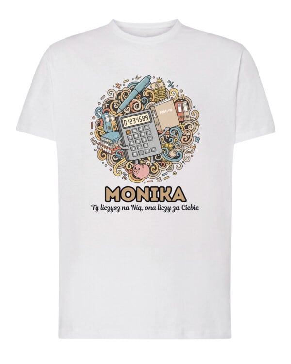 1617 (1) Koszulka Księgowy Personalizowana Ilustracyjna