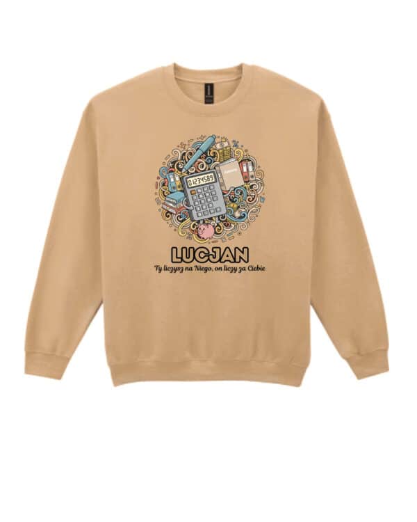 1617 (10) Bluza bez kaptura Księgowy <br>Personalizowana Ilustracyjna