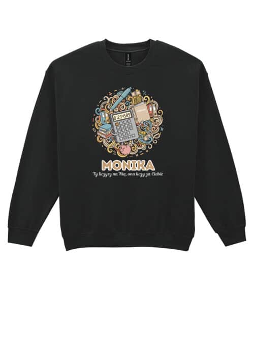1617 (22) Bluza bez kaptura Księgowy Personalizowana Ilustracyjna