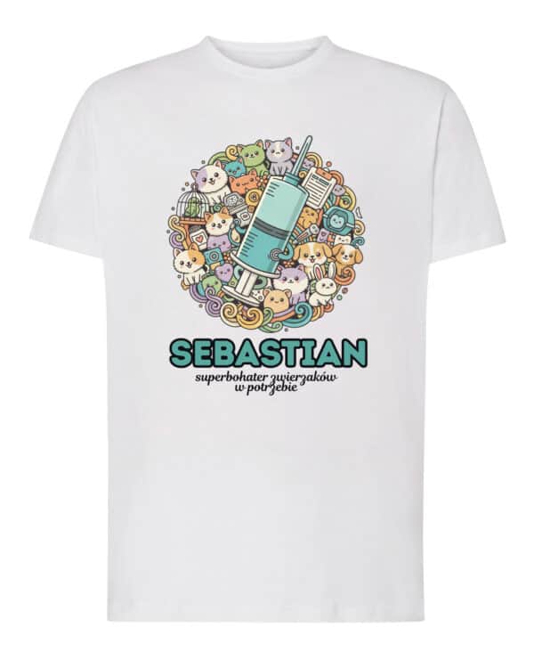 1618 (1) Koszulka Weterynarz Personalizowana Ilustracyjna