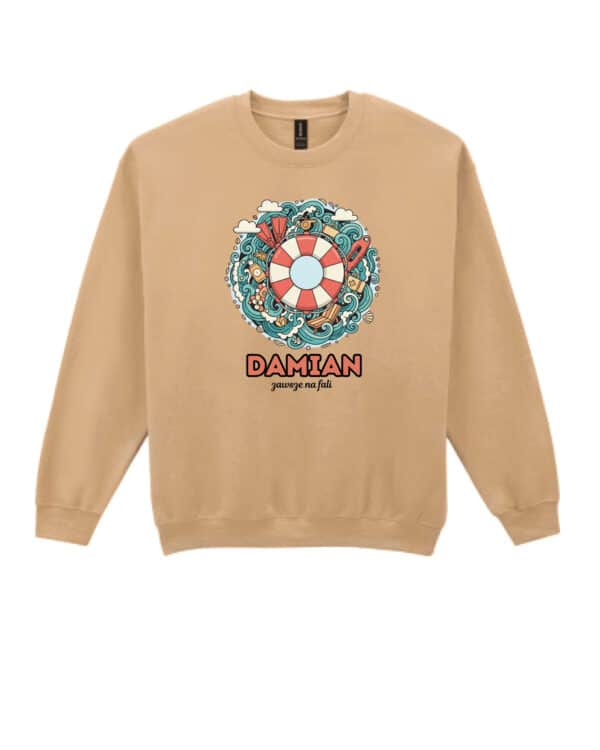 1619 (10) Bluza bez kaptura Ratownik <br>Personalizowana Ilustracyjna