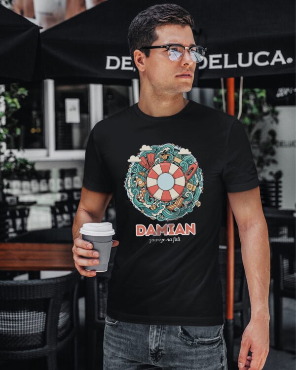 1619 (15) Koszulka Ratownik Personalizowana Ilustracyjna