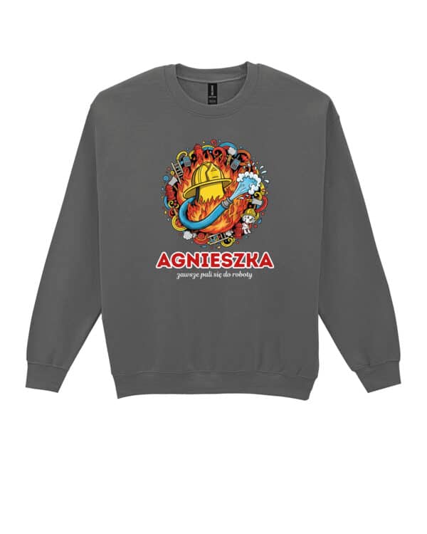 1620 (25) Bluza bez kaptura Strażak <br>Personalizowana Ilustracyjna