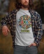 1621 (6) Koszulka dla Szefa Personalizowana Ilustracyjna