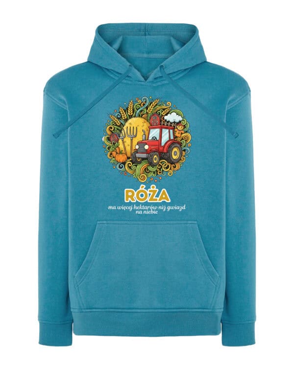 1622 (19) Bluza z kapturem <br>Rolnik Personalizowana Ilustracyjna