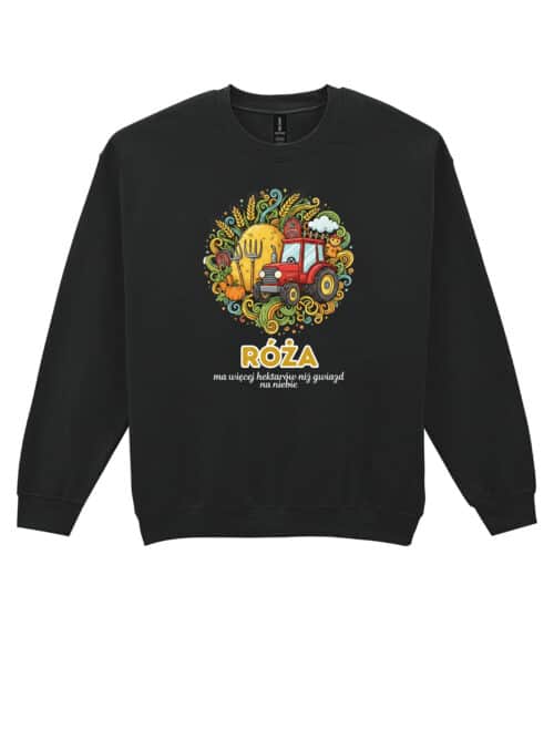 1622 (22) Bluza bez kaptura Rolnik Personalizowana Ilustracyjna