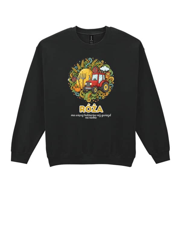 1622 (22) Bluza bez kaptura Rolnik Personalizowana Ilustracyjna