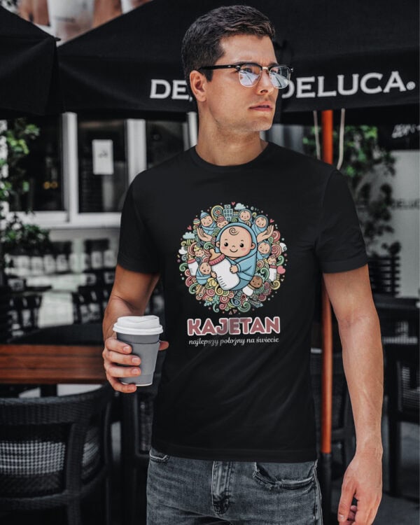 1625 (15) Koszulka Położna Personalizowana Ilustracyjna