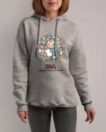 1625 (8) Bluza z kapturem <br>Położna Personalizowana Ilustracyjna