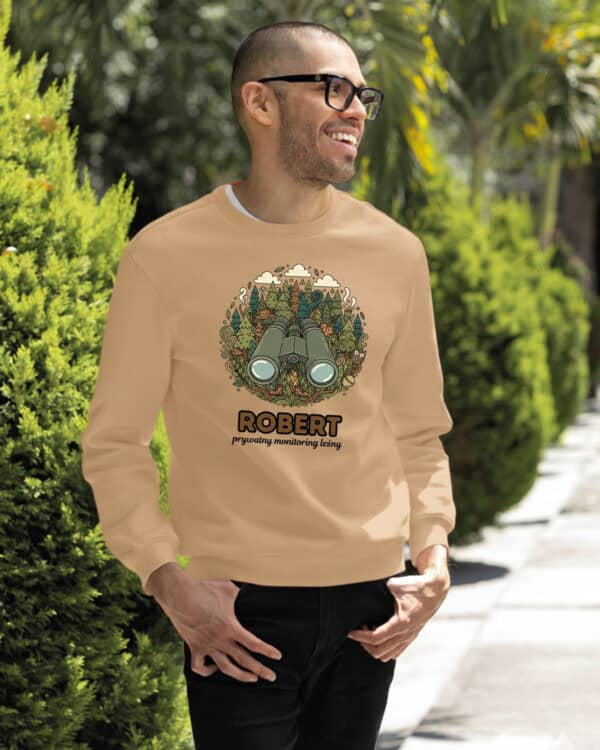 1627 (12) Bluza bez kaptura Leśniczy <br>Personalizowana Ilustracyjna