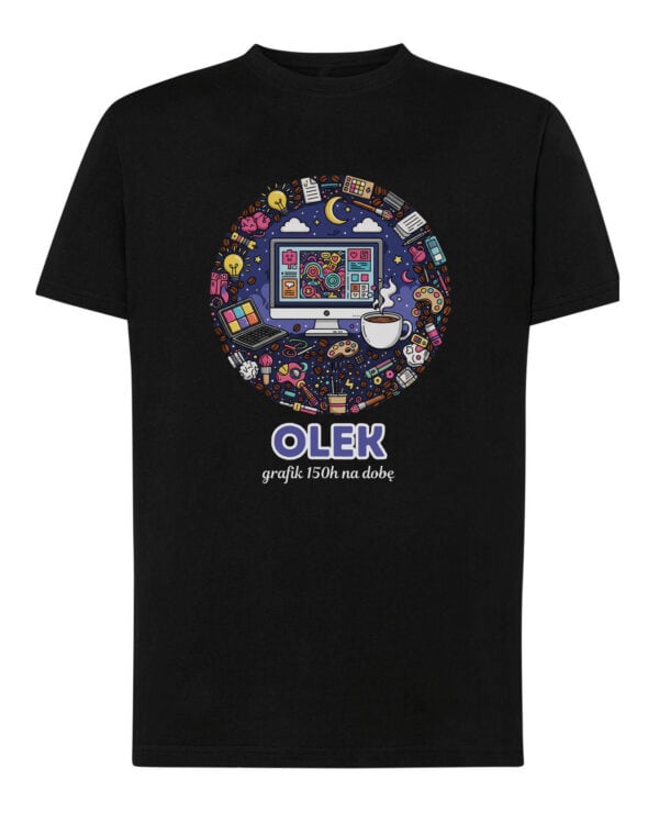 1628 (13) Koszulka Grafik Personalizowana Ilustracyjna