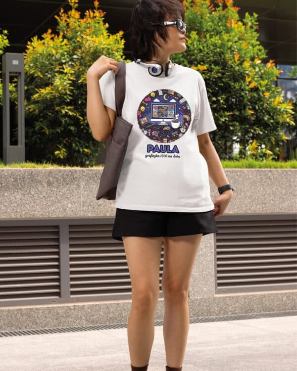 1628 (2) Koszulka Grafik Personalizowana Ilustracyjna