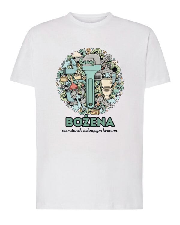 1630 (1) Koszulka Hydraulik Personalizowana Ilustracyjna