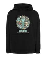 1630 (16) Bluza z kapturem Hydraulik Personalizowana Ilustracyjna