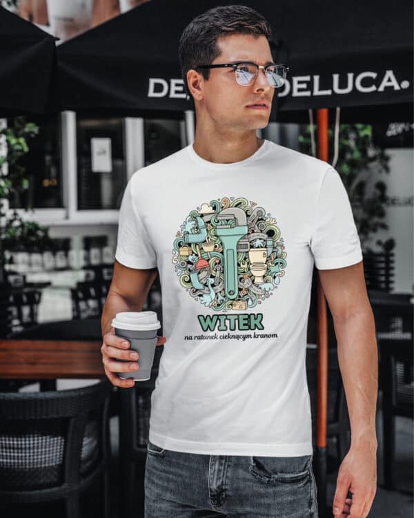 1630 (3) Koszulka Hydraulik Personalizowana Ilustracyjna