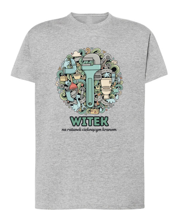 1630 (4) Koszulka Hydraulik Personalizowana Ilustracyjna