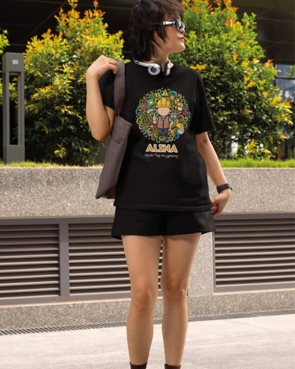 1631 (14) Koszulka Specjalista BHP Personalizowana Ilustracyjna