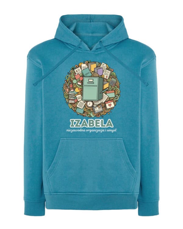 1633 (19) Bluza z kapturem <br>Pracownik Biura Personalizowana Ilustracyjna