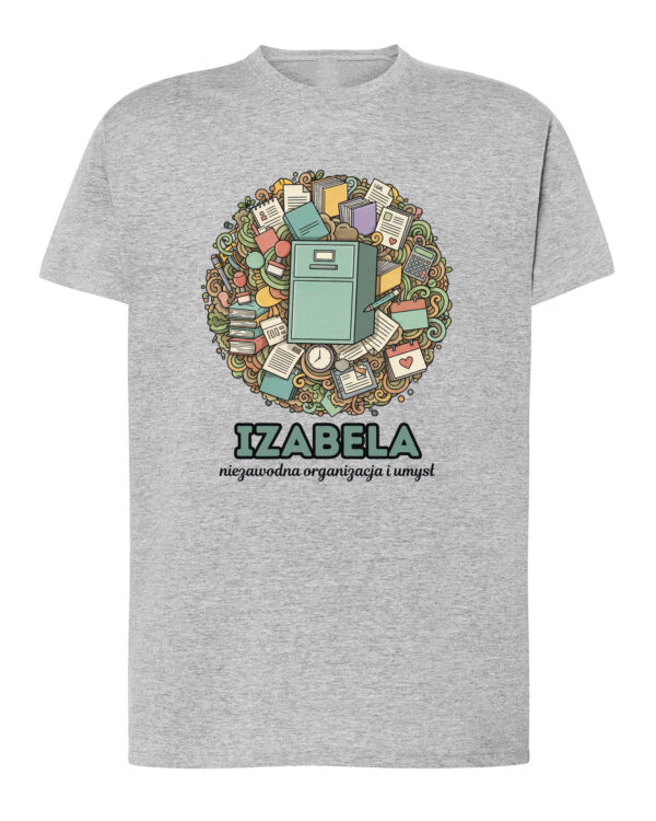 1633 (4) Koszulka Pracownik Biura Personalizowana Ilustracyjna
