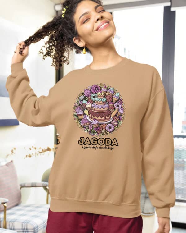 1636 (11) Bluza bez kaptura Cukiernik <br>Personalizowana Ilustracyjna
